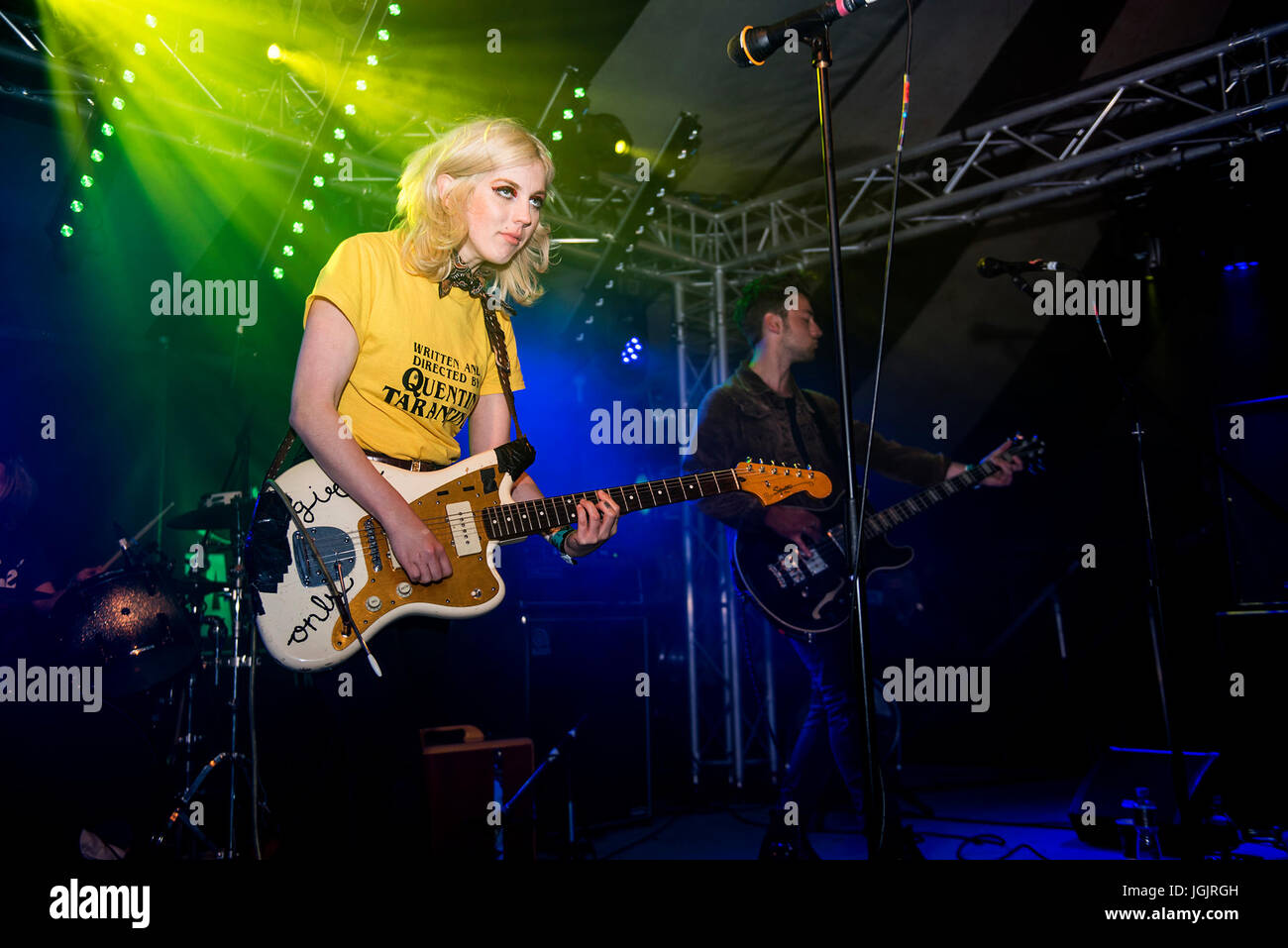 Glasgow, Vereinigtes Königreich. 7. Juli 2017. Schwarzer Honig führen Sie auf der Bühne Jack Felsen am TRNSMT Festival 2017, Glasgow Green, Glasgowl 07.07.2017 Credit: Gary Mather/Alamy Live News Stockfoto