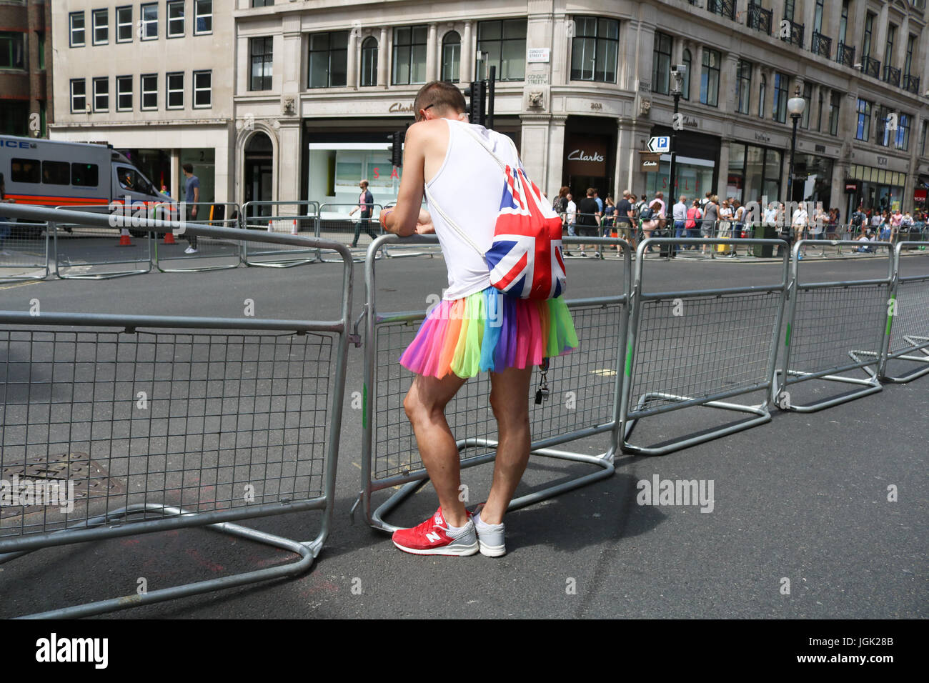 London UK. 8. Juli 2017. London Pride. Bildnachweis: Amer Ghazzal/Alamy Live-Nachrichten Stockfoto