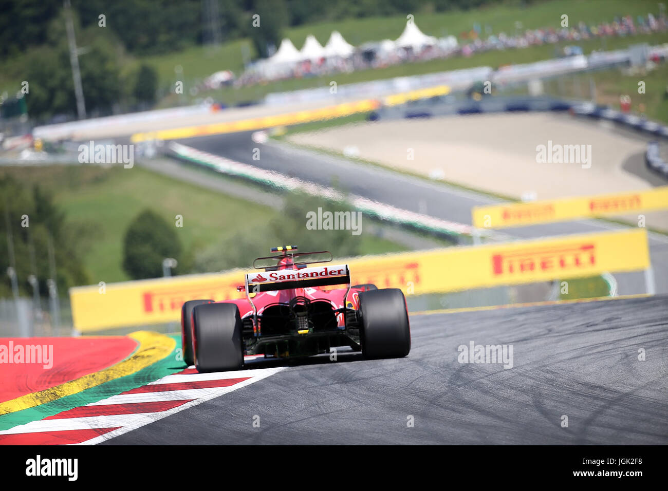 07.07.2017, red-bull-ring, Spielberg, Formel 1 Großer Preis von Österreich 2017, 06.07. - 09.07.2017 im Bild, Kimi Räikkönen (Fin #7), Scuderia Ferrari Foto: Cronos/Hasan bratic Stockfoto