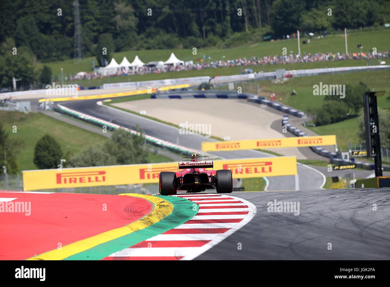 07.07.2017, red-bull-ring, Spielberg, Formel 1 Großer Preis von Österreich 2017, 06.07. - 09.07.2017 im Bild, Kimi Räikkönen (Fin #7), Scuderia Ferrari Foto: Cronos/Hasan bratic Stockfoto