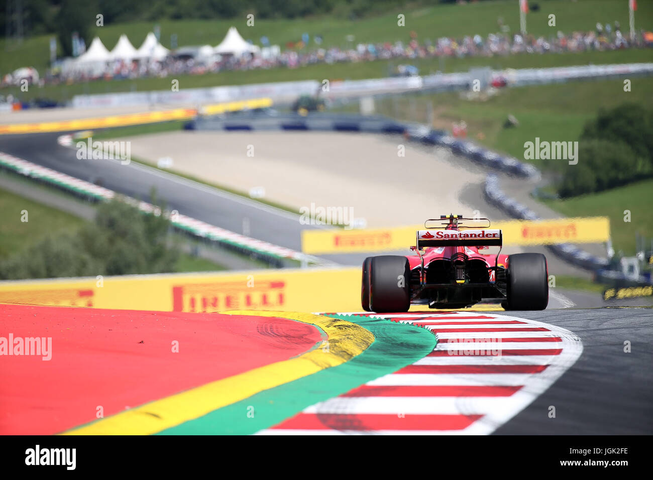 07.07.2017, red-bull-ring, Spielberg, Formel 1 Großer Preis von Österreich 2017, 06.07. - 09.07.2017 im Bild, Kimi Räikkönen (Fin #7), Scuderia Ferrari Foto: Cronos/Hasan bratic Stockfoto