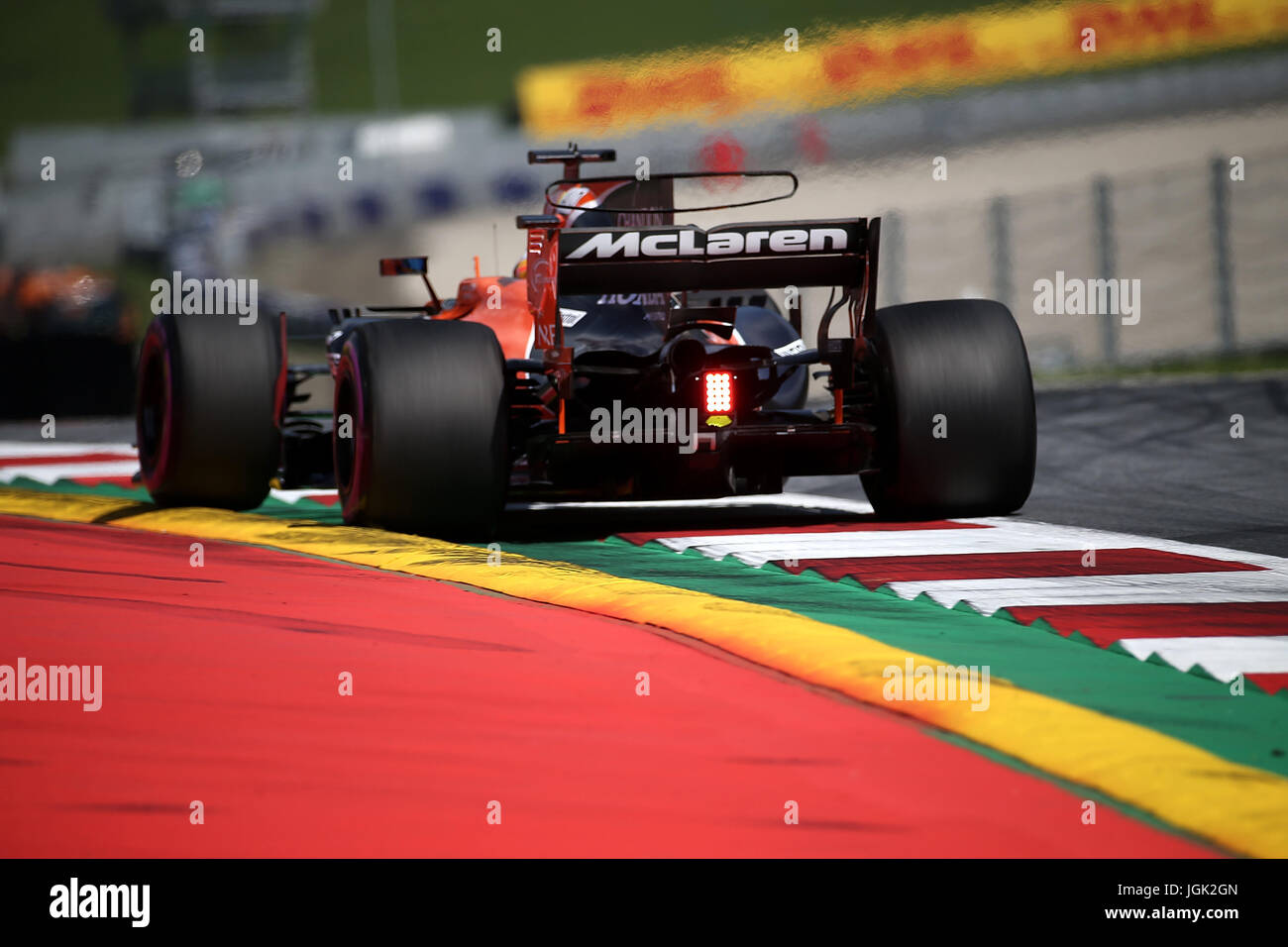 07.07.2017, red-bull-ring, Spielberg, Formel 1 Großer Preis von Österreich 2017, 06.07. - 09.07.2017, im Bild Fernando Alonso (Spa #14), Mclaren honda Foto: Cronos/Hasan bratic Stockfoto