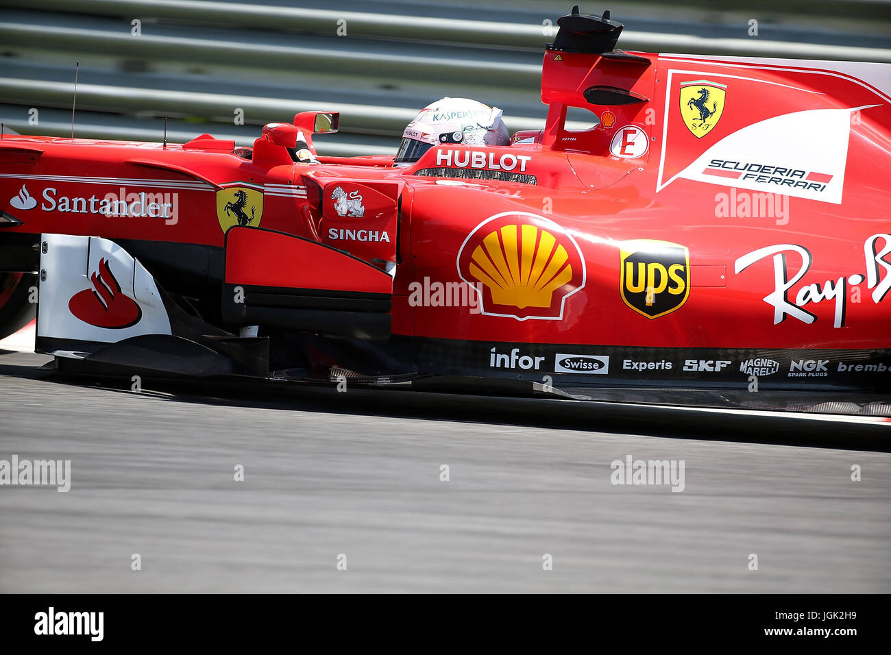07.07.2017, red-bull-ring, Spielberg, Formel 1 Großer Preis von Österreich 2017, 06.07. - 09.07.2017, im Bild Sebastian Vettel (GER #5), Scuderia Ferrari Foto: Cronos/Hasan bratic Stockfoto