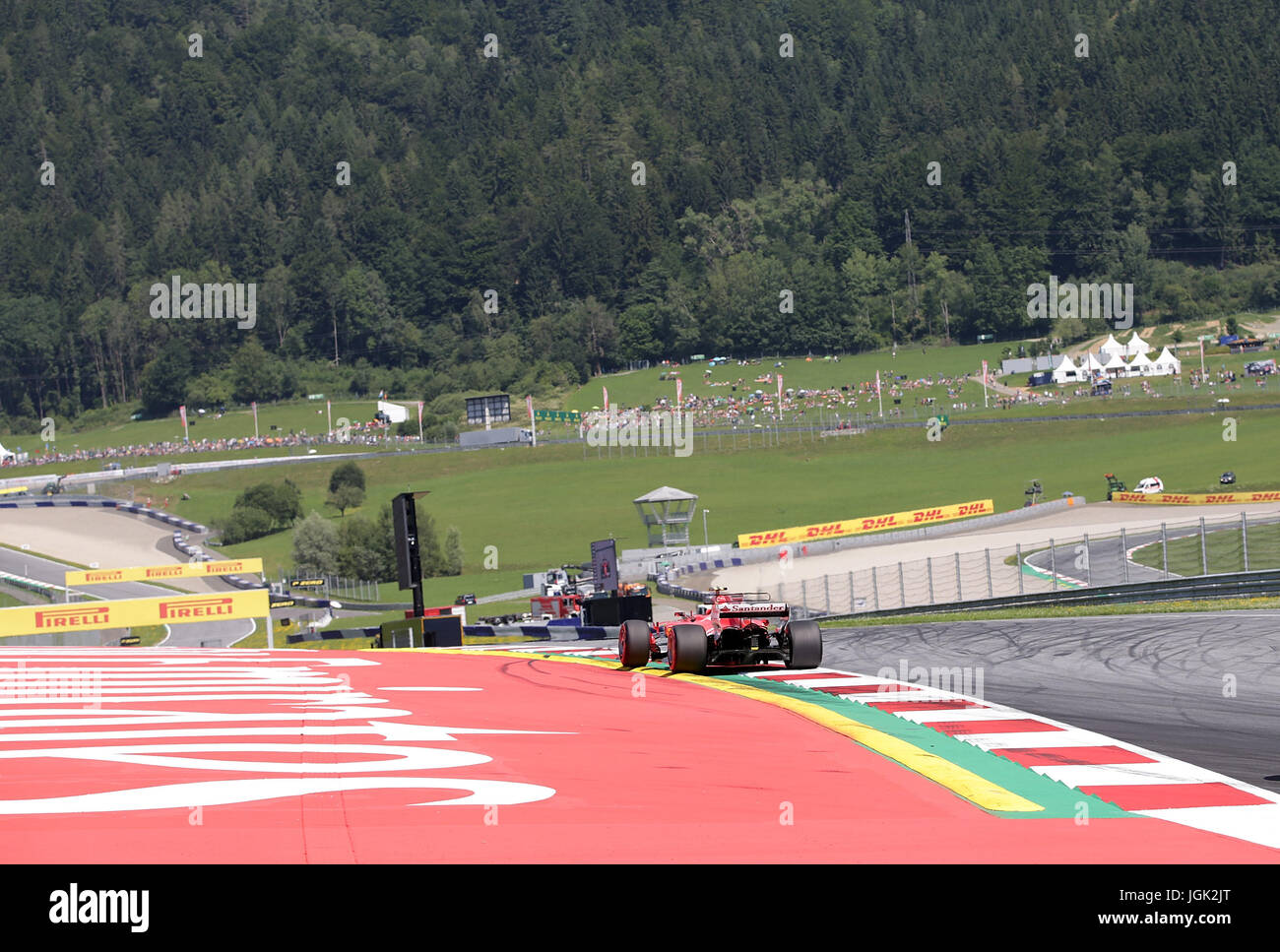 07.07.2017, red-bull-ring, Spielberg, Formel 1 Großer Preis von Österreich 2017, 06.07. - 09.07.2017 im Bild, Kimi Räikkönen (Fin #7), Scuderia Ferrari Foto: Cronos/Hasan bratic Stockfoto
