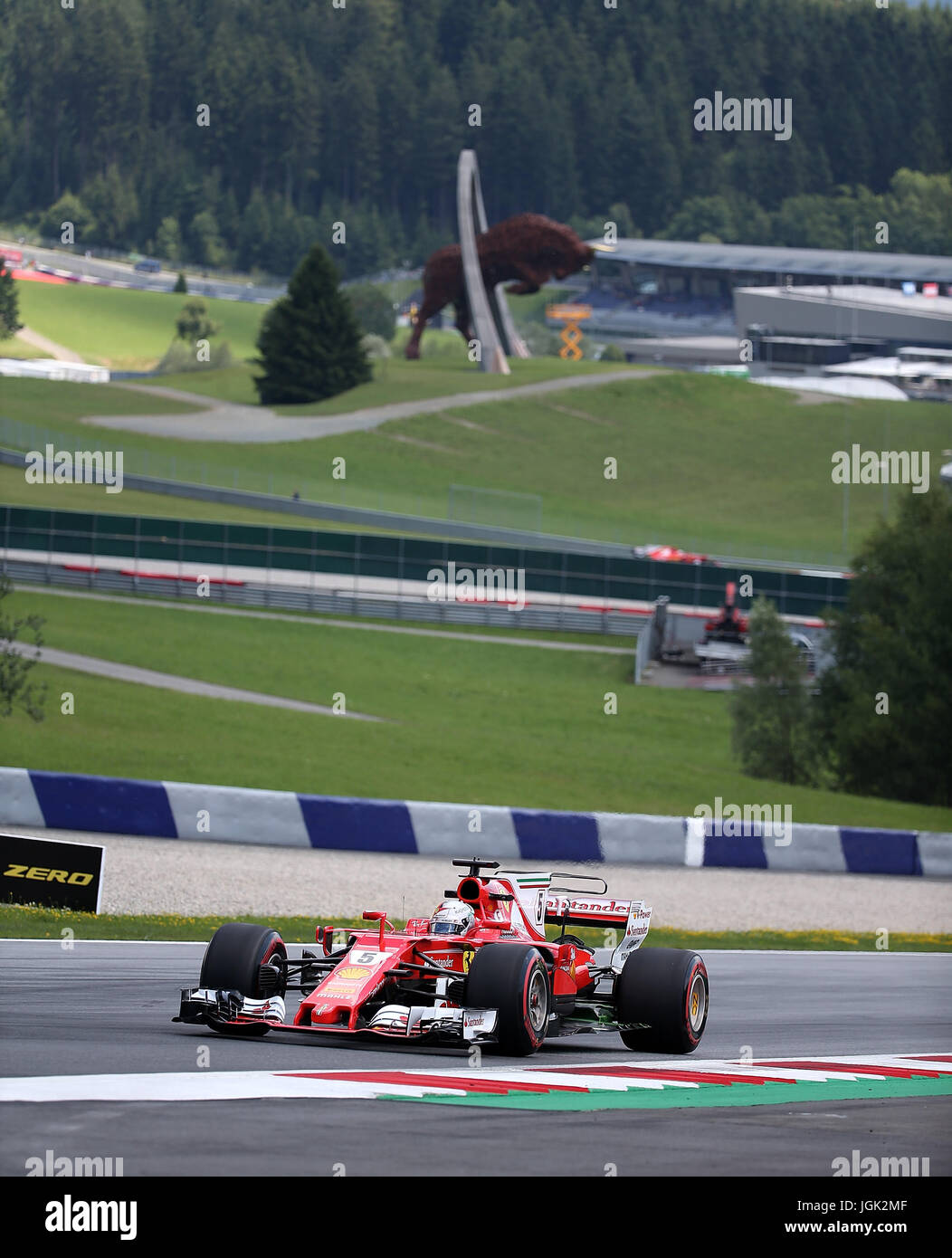 07.07.2017, red-bull-ring, Spielberg, Formel 1 Großer Preis von Österreich 2017, 06.07. - 09.07.2017, im Bild Sebastian Vettel (GER #5), Scuderia Ferrari Foto: Cronos/Hasan bratic Stockfoto