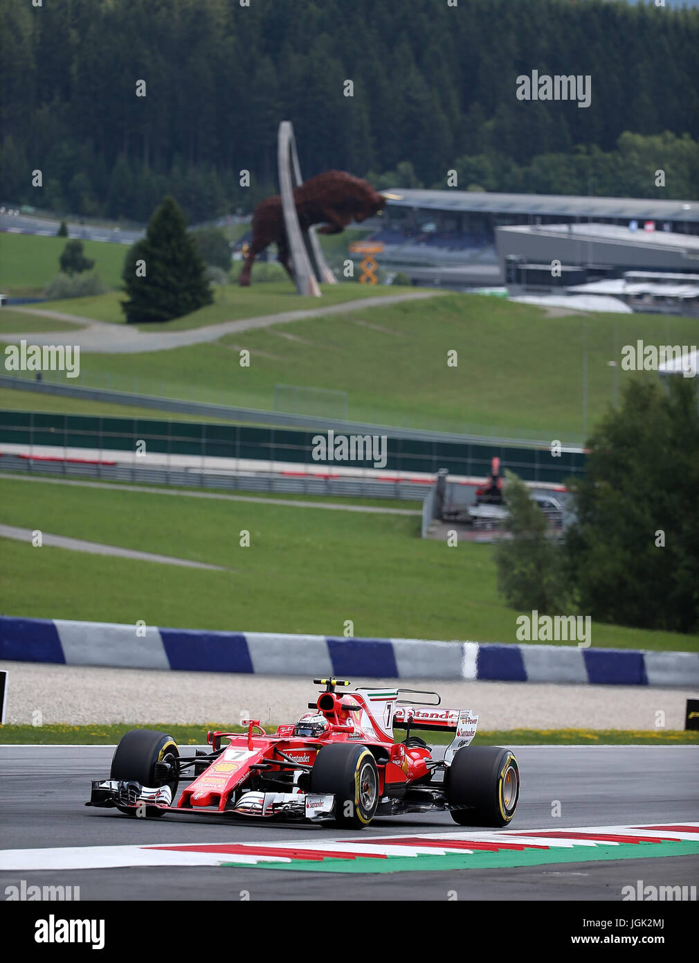 07.07.2017, red-bull-ring, Spielberg, Formel 1 Großer Preis von Österreich 2017, 06.07. - 09.07.2017 im Bild, Kimi Räikkönen (Fin #7), Scuderia Ferrari Foto: Cronos/Hasan bratic Stockfoto