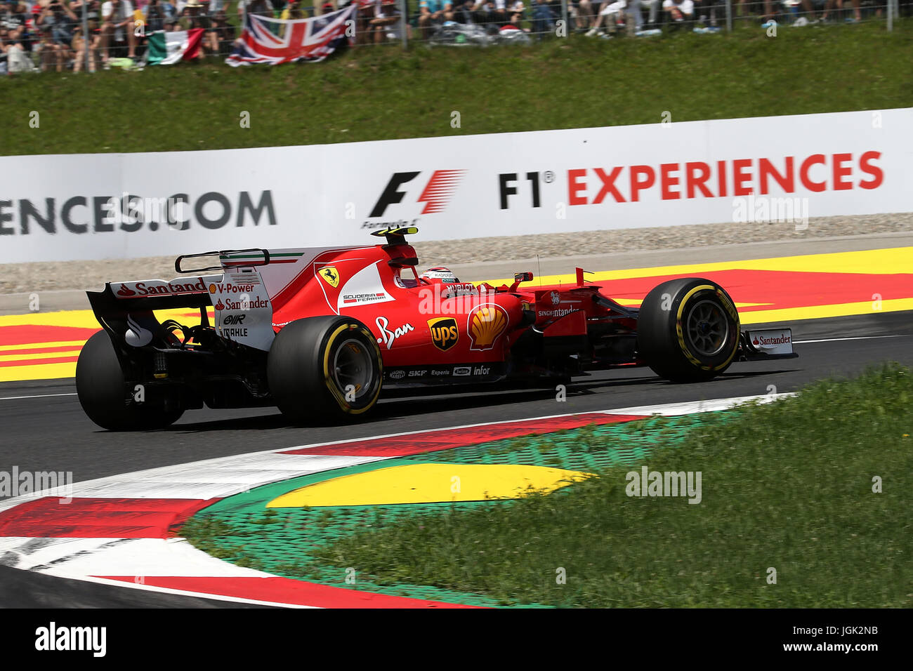 07.07.2017, red-bull-ring, Spielberg, Formel 1 Großer Preis von Österreich 2017, 06.07. - 09.07.2017 im Bild, Kimi Räikkönen (Fin #7), Scuderia Ferrari Foto: Cronos/Hasan bratic Stockfoto