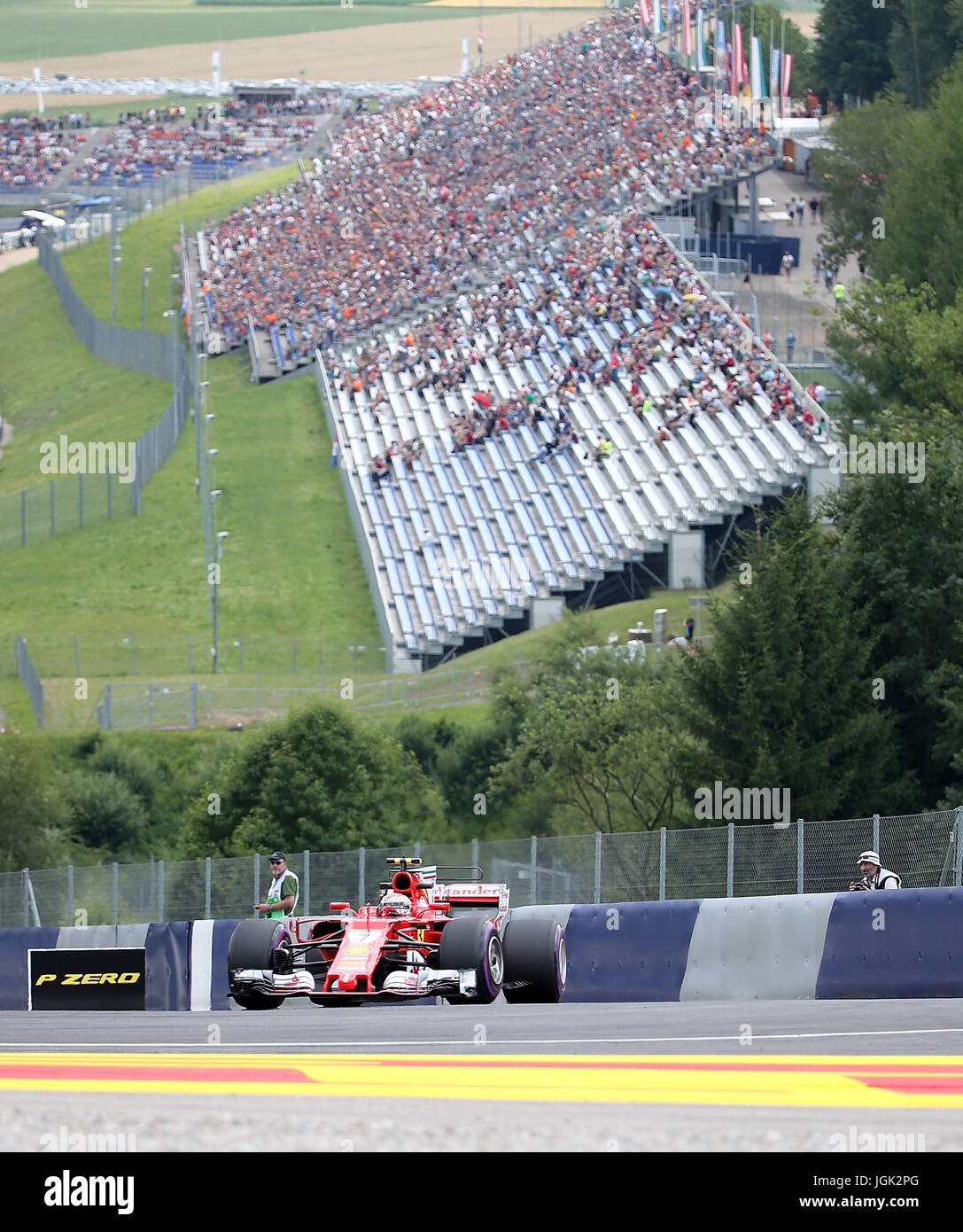 07.07.2017, red-bull-ring, Spielberg, Formel 1 Großer Preis von Österreich 2017, 06.07. - 09.07.2017 im Bild, Kimi Räikkönen (Fin #7), Scuderia Ferrari Foto: Cronos/Hasan bratic Stockfoto