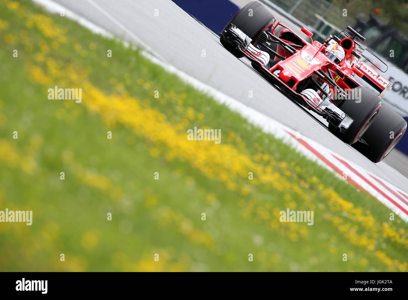 07.07.2017, red-bull-ring, Spielberg, Formel 1 Großer Preis von Österreich 2017, 06.07. - 09.07.2017, im Bild Sebastian Vettel (GER #5), Scuderia Ferrari Foto: Cronos/Hasan bratic Stockfoto