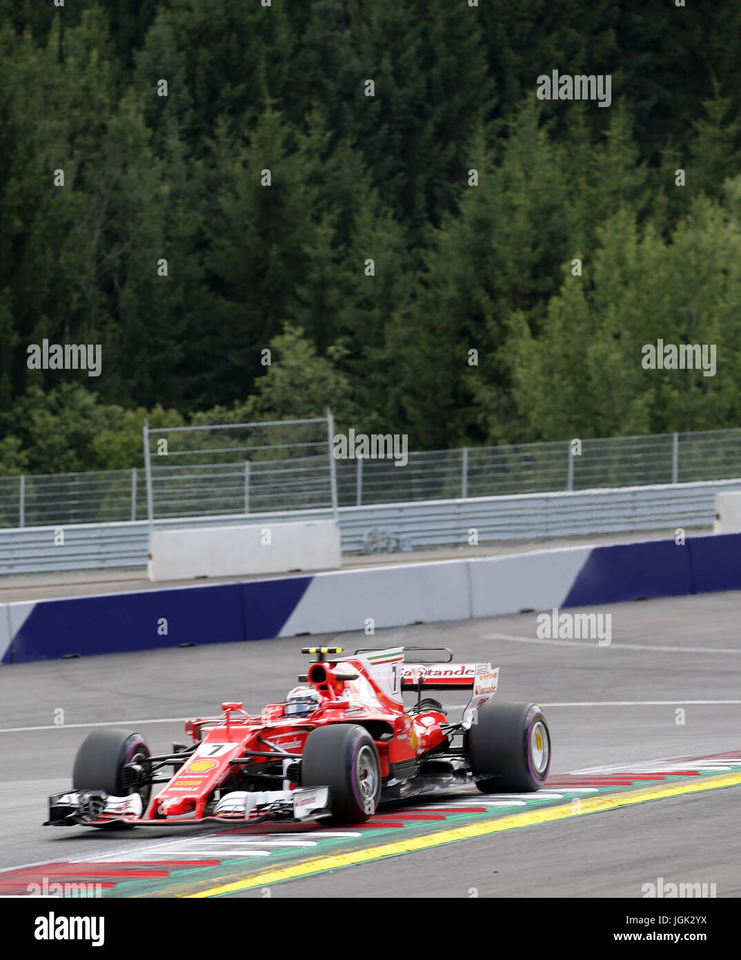 07.07.2017, red-bull-ring, Spielberg, Formel 1 Großer Preis von Österreich 2017, 06.07. - 09.07.2017 im Bild, Kimi Räikkönen (Fin #7), Scuderia Ferrari Foto: Cronos/Hasan bratic Stockfoto