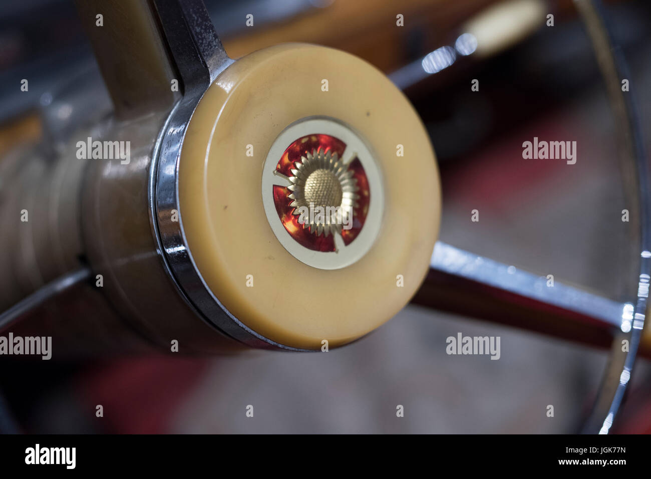 Luo Wenyou's Auto Ausstellung in Peking Stockfoto