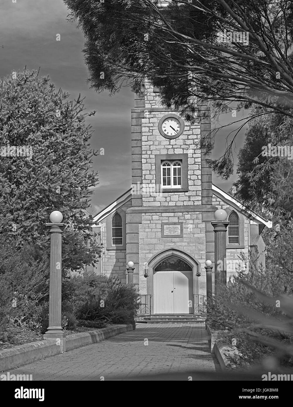 Lutherische Kirche tanunda South Australia Stockfoto