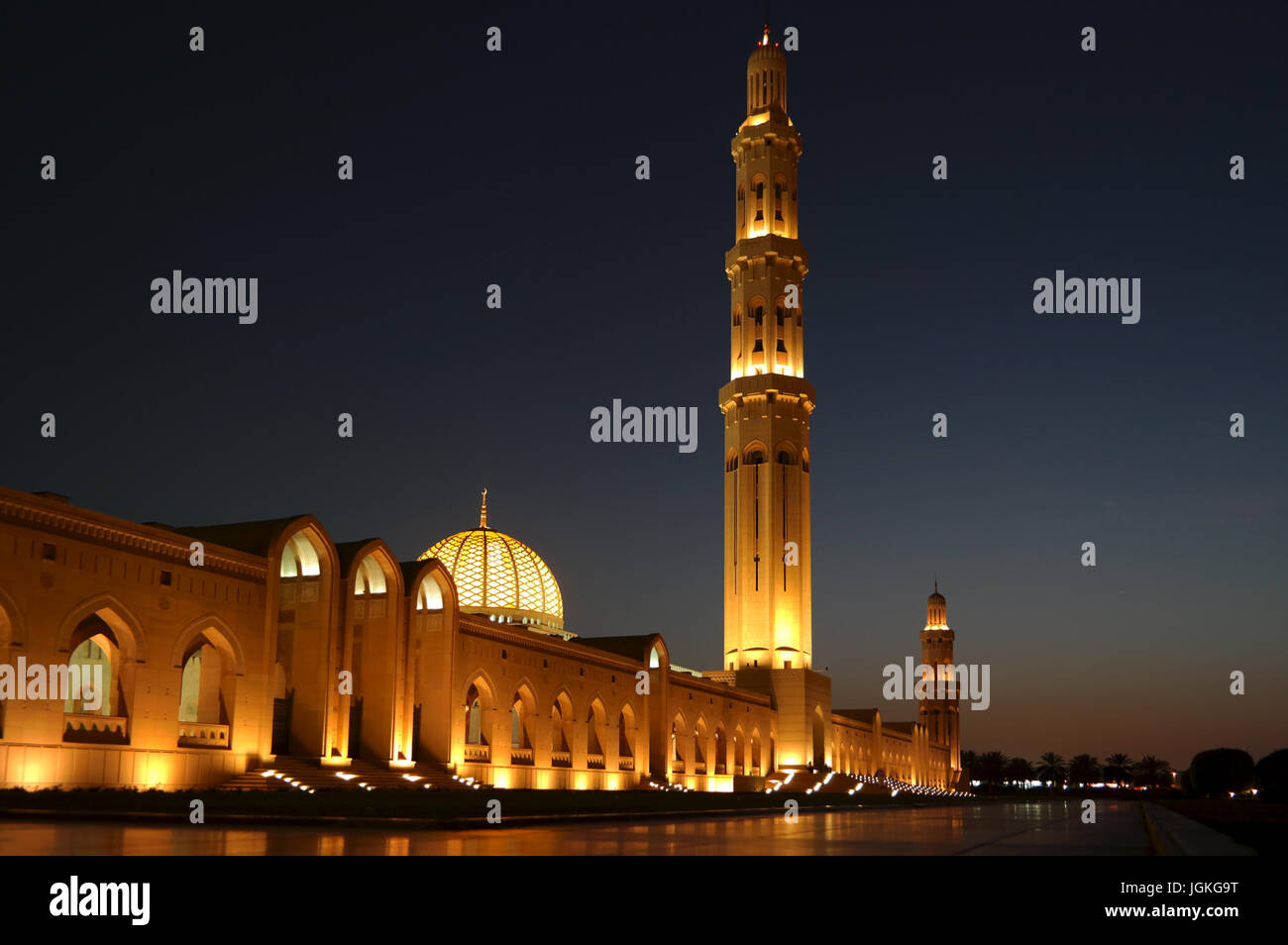Sultan Qaboos Grand Mosque, Muscat, Oman Stockfoto