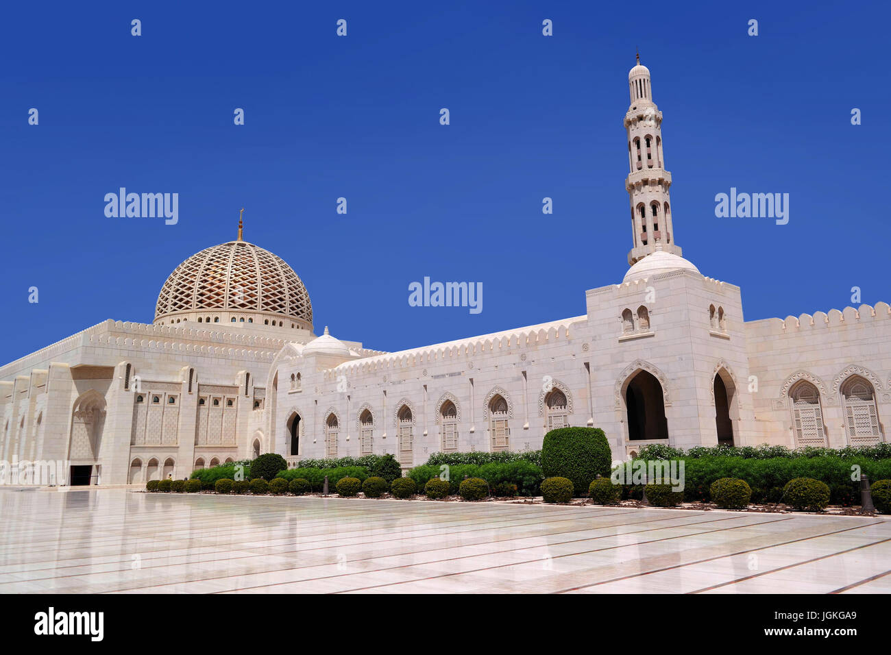 Sultan Qaboos Grand Mosque, Muscat, Oman Stockfoto