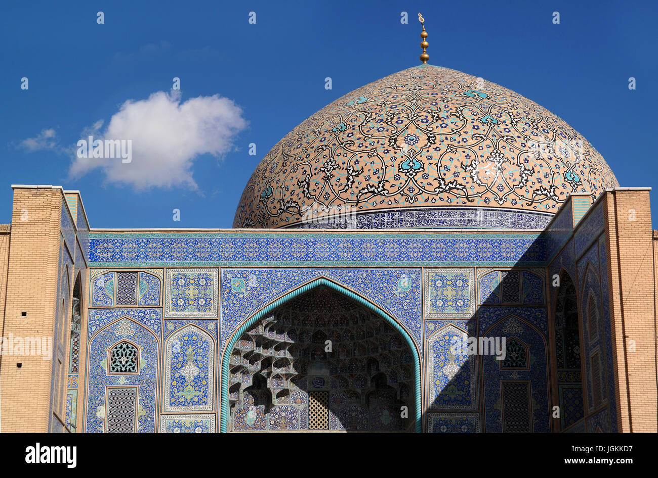 Sheikh Lotfollah Moschee, Isfahan, Iran Stockfoto