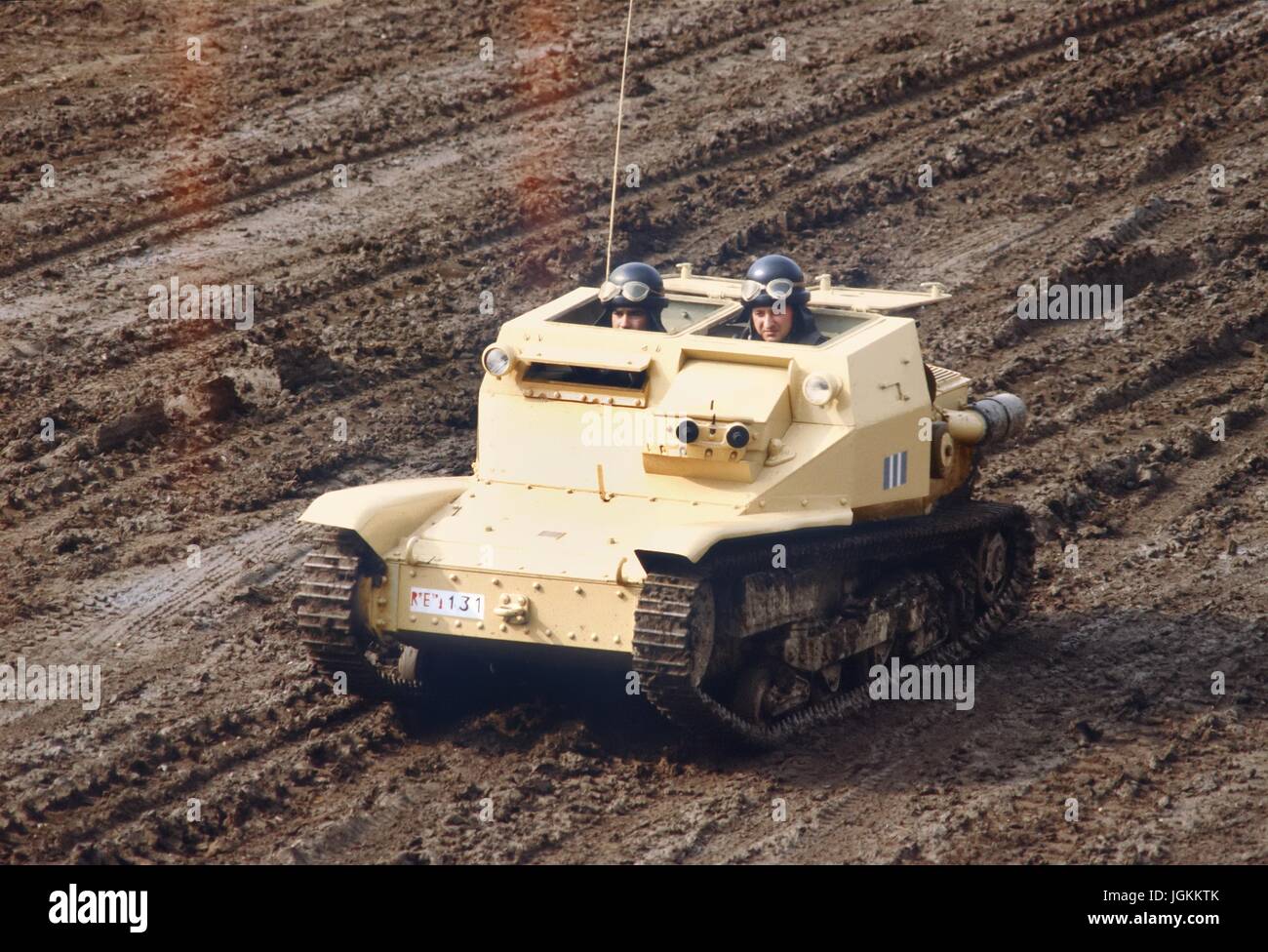 Italienische Armee, L3-35 leichte Panzer des zweiten Weltkriegs Stockfoto