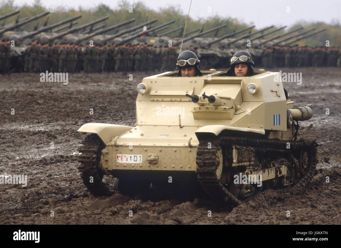 Italienische Armee, L3-35 leichte Panzer des zweiten Weltkriegs Stockfoto