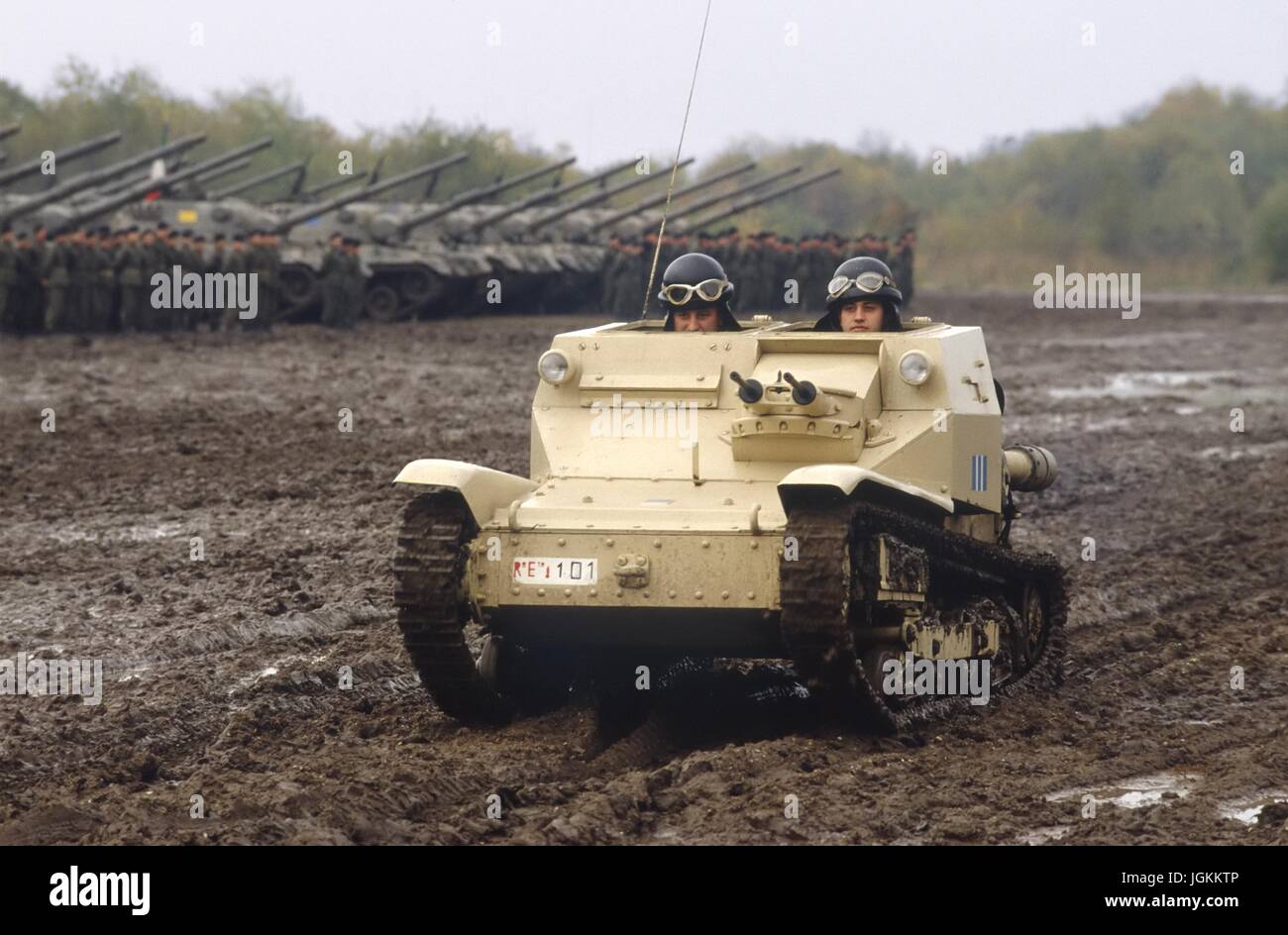 Italienische Armee, L3-35 leichte Panzer des zweiten Weltkriegs Stockfoto