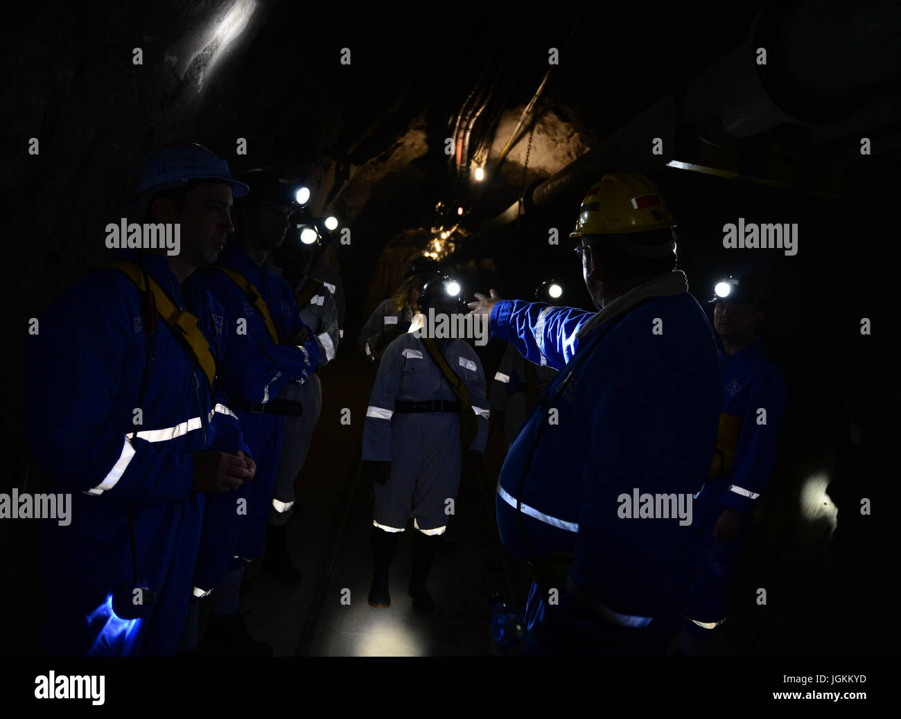 Cullinan Diamond Mine Tour Stockfoto