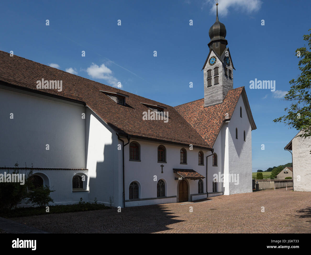 Schweizer Kloster in Tanikon Stockfoto