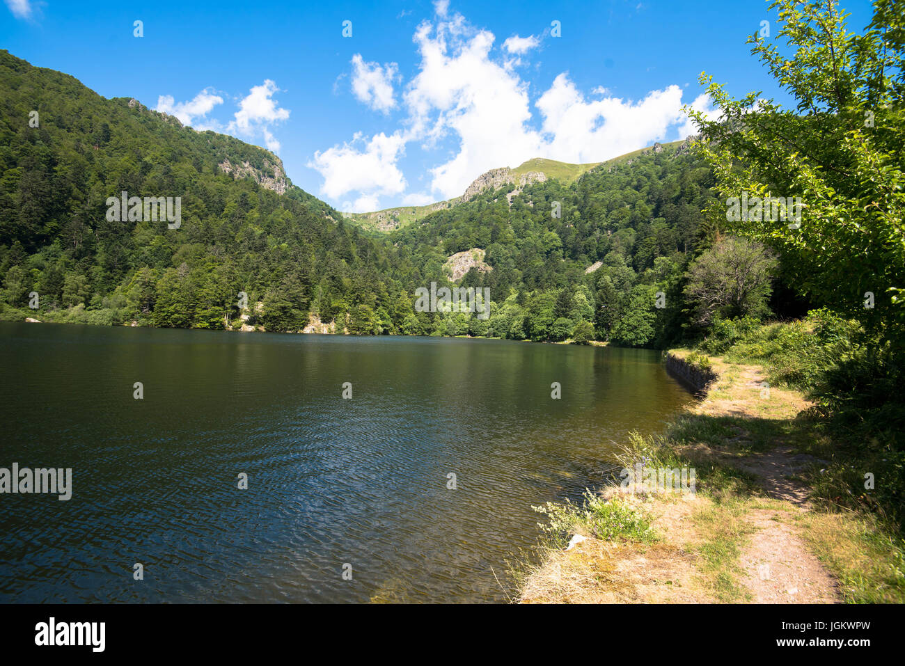 Lac de Schiessrothried in den Vogesen im Elsass Stockfoto