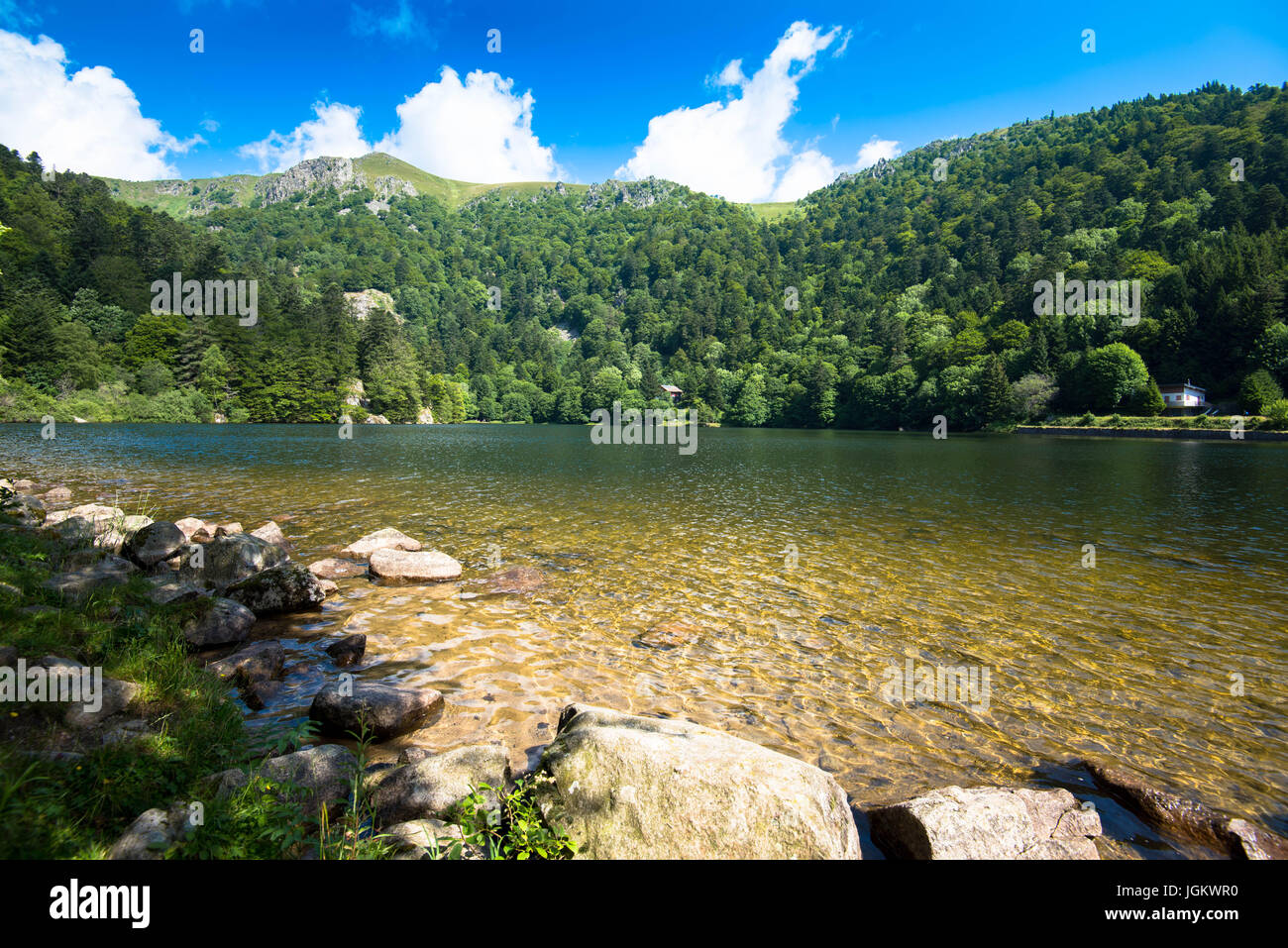 Lac de Schiessrothried in den Vogesen im Elsass Stockfoto