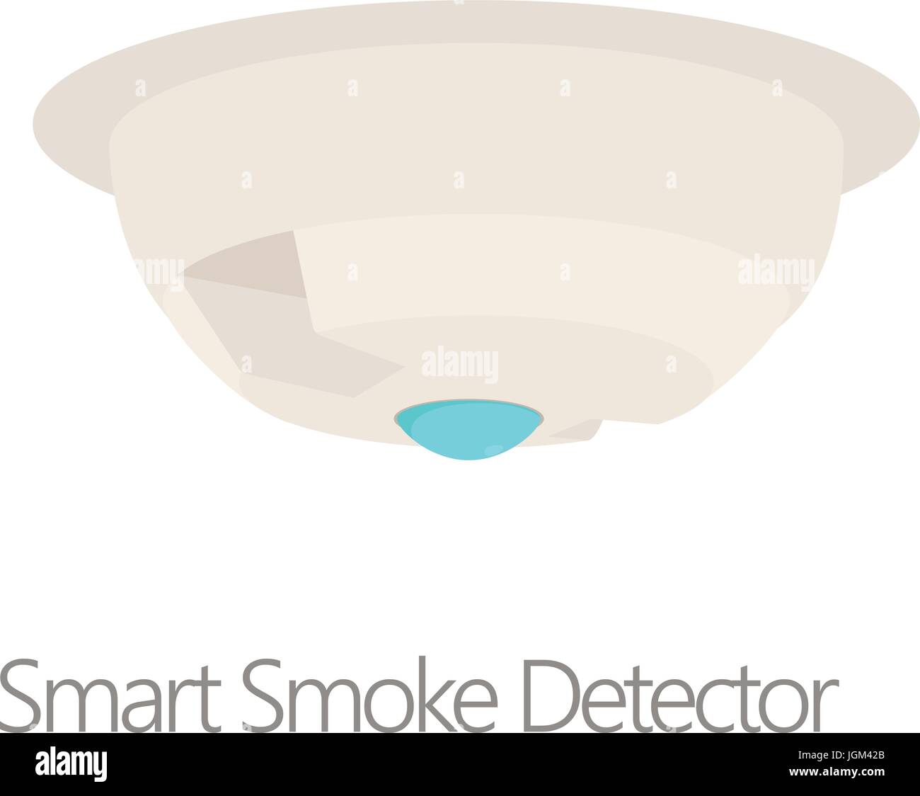 Intelligente Rauchmelder Symbol, Cartoon-Stil Stock Vektor