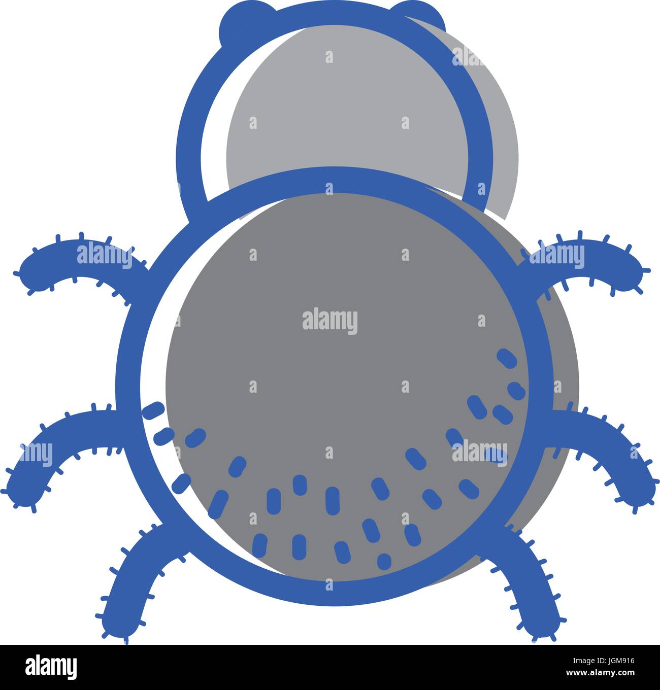 Spinne Insekten gefährlich und Tier Symbol Symbol Stock Vektor