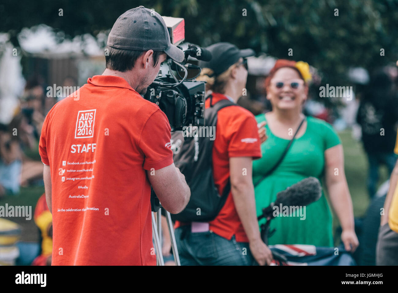 Feiern Australien Tag in Sydney 2016 Stockfoto