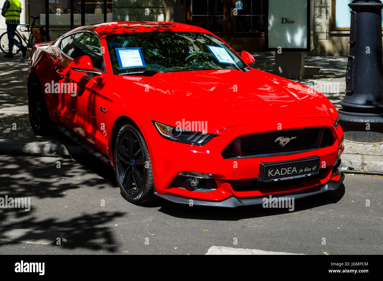 BERLIN - 17. Juni 2017: Pony-Car Ford Mustang GT, 2016. Classic Days Berlin 2017. Stockfoto