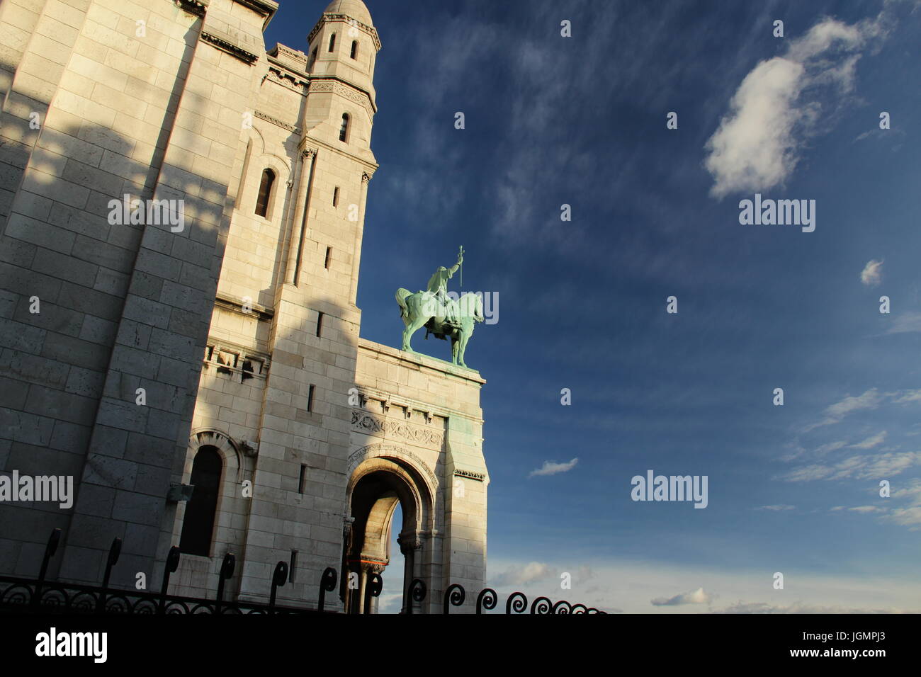 Basilika der Heiligen Herzen von Paris. Stockfoto