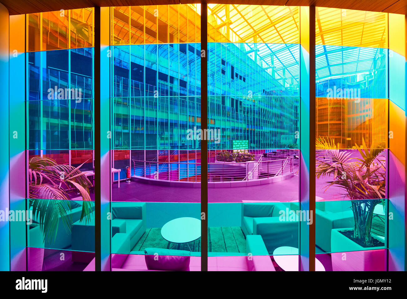 Hotel Jardines de Uleta Suiten, Vitoria-Gasteiz, Araba, Baskenland, Euskadi, Esukal Herria, Spanien, Europa Stockfoto