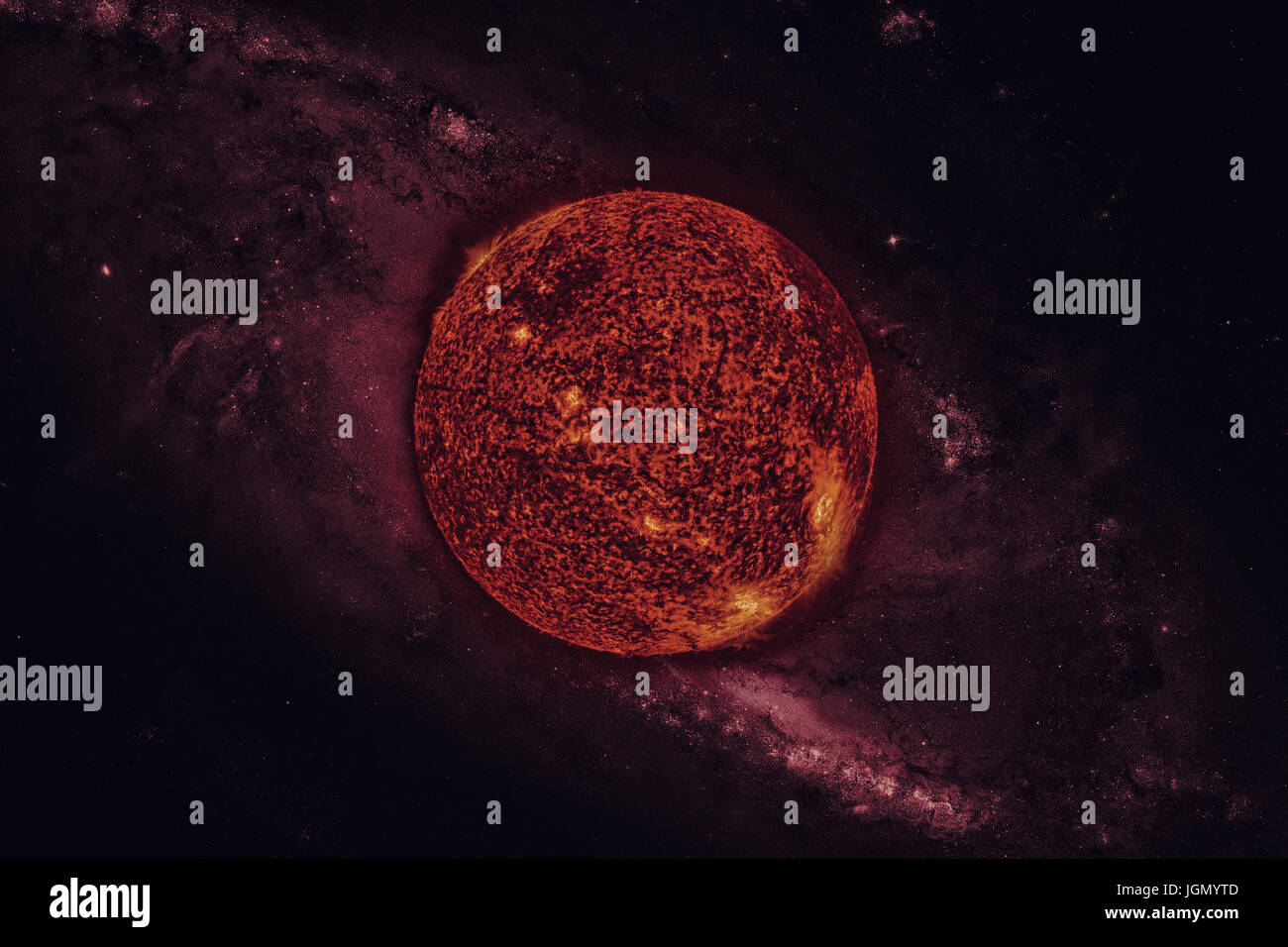 Solar-System. So.-Elemente dieses Bildes, eingerichtet von der NASA Stockfoto