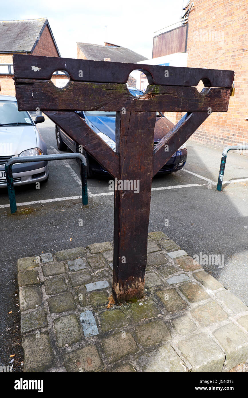 Stadt Bestände, Pranger Street, Nantwich, Cheshire, UK Stockfoto