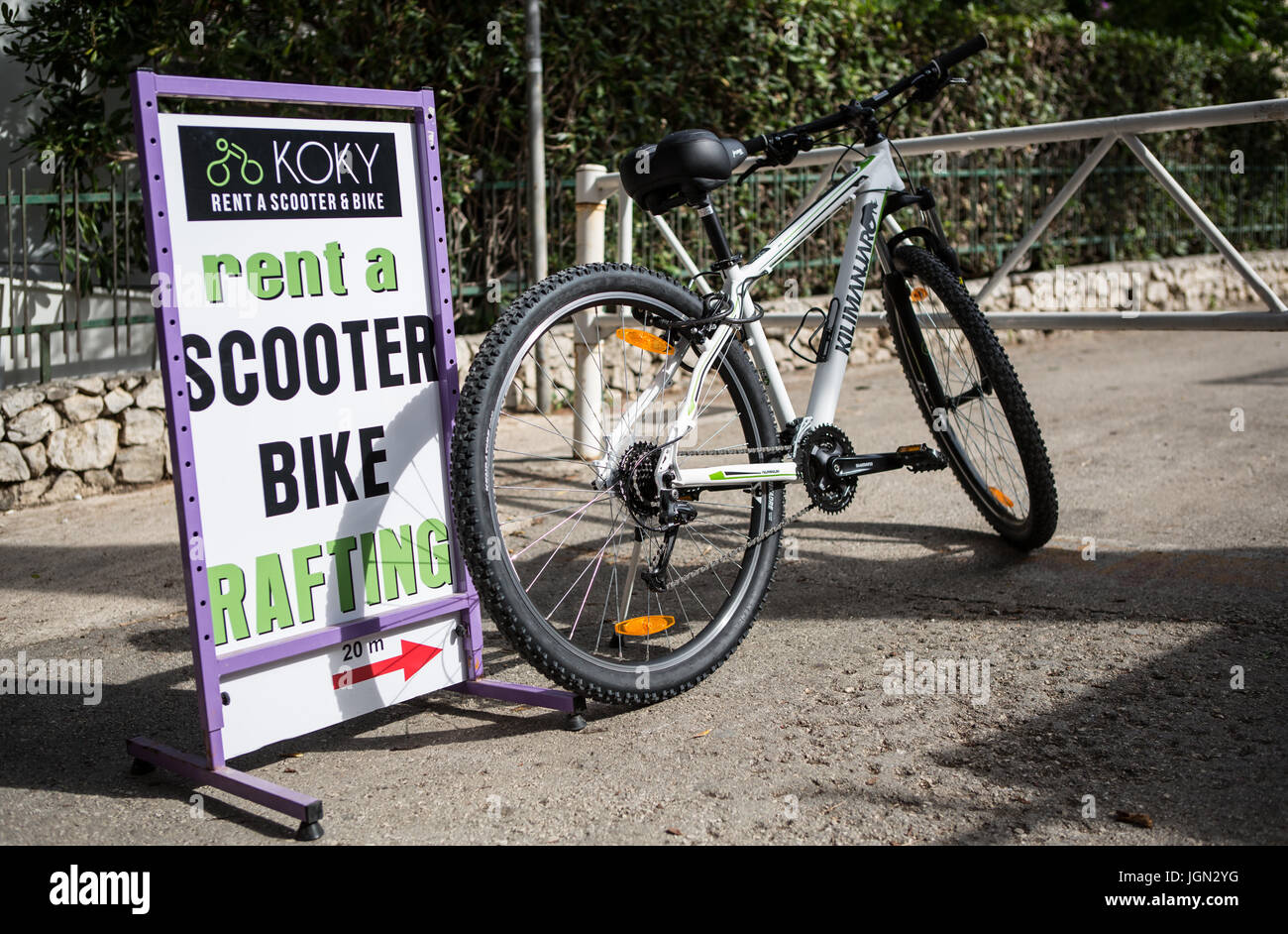 Croatia Bike Rental Stockfotos und -bilder Kaufen - Alamy