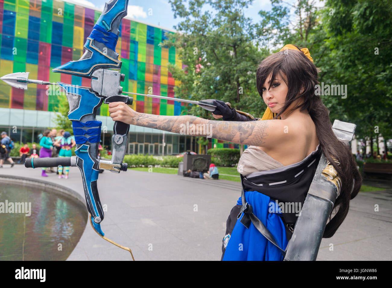 Montreal, Kanada. 8. Juli 2017. Popkultur-Fan-treffen Comic Con Credit: Marc Bruxelle/Alamy Live News Stockfoto