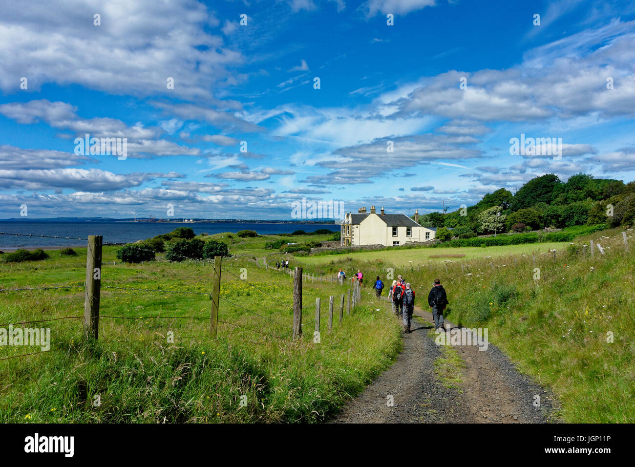 Fife Coastal Path, Schottland Stockfoto