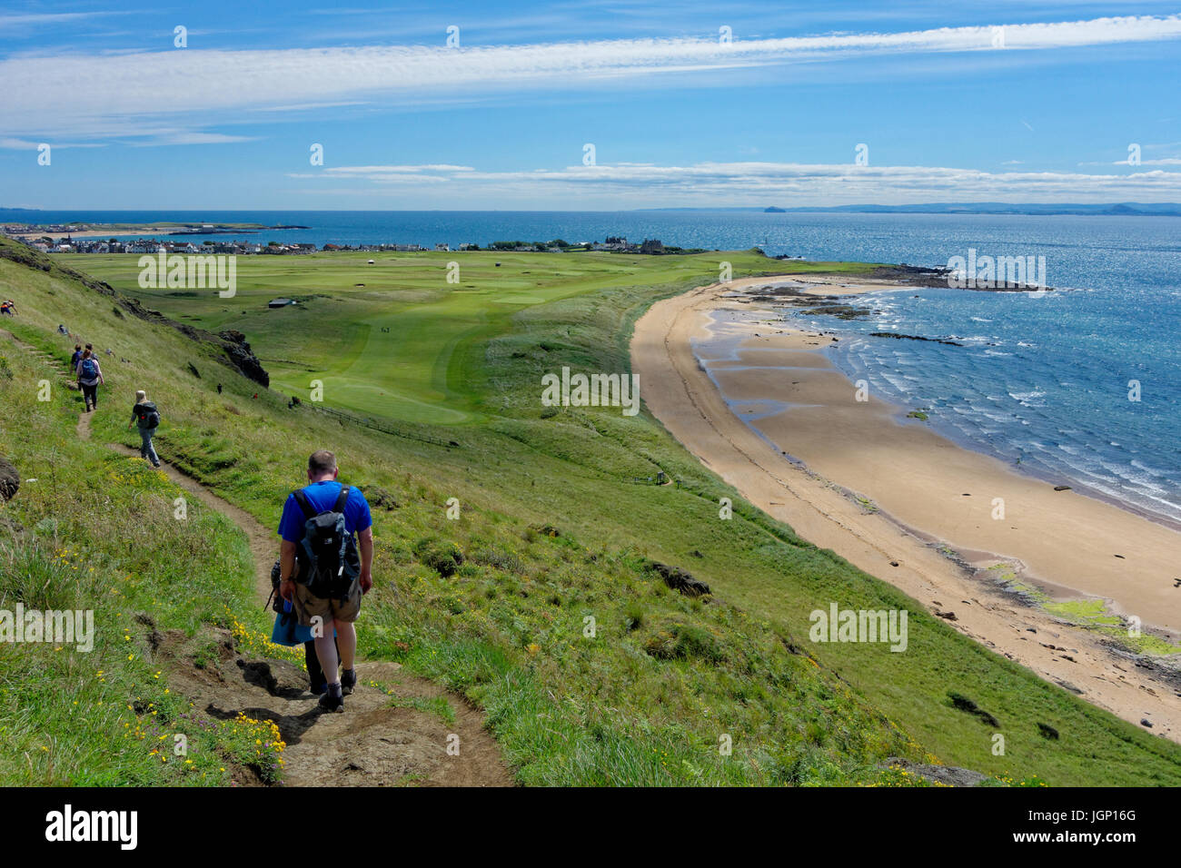 Fife Coastal Path, Schottland Stockfoto