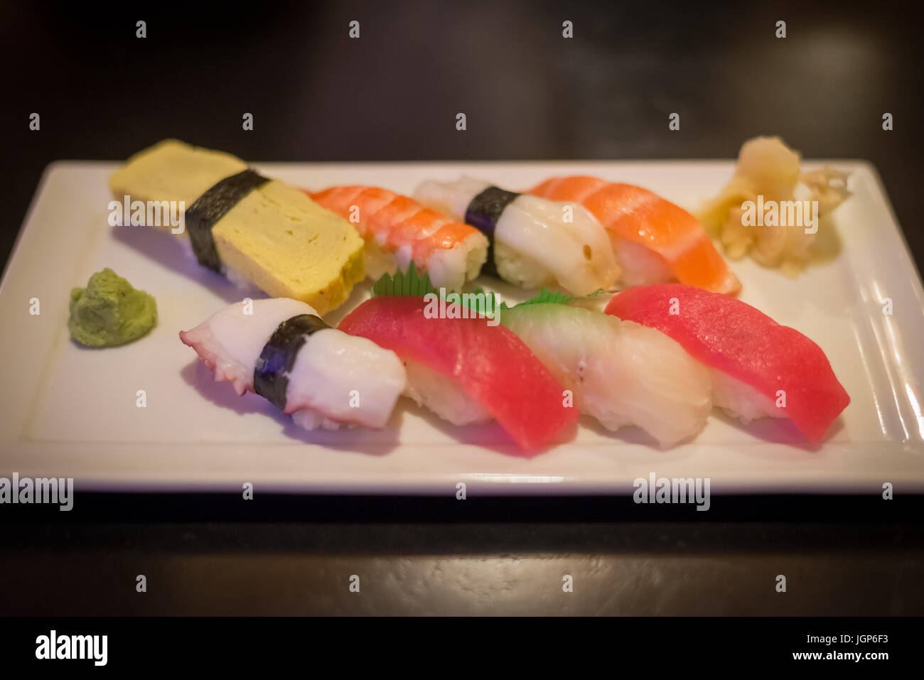 Sushi Platte Stockfoto