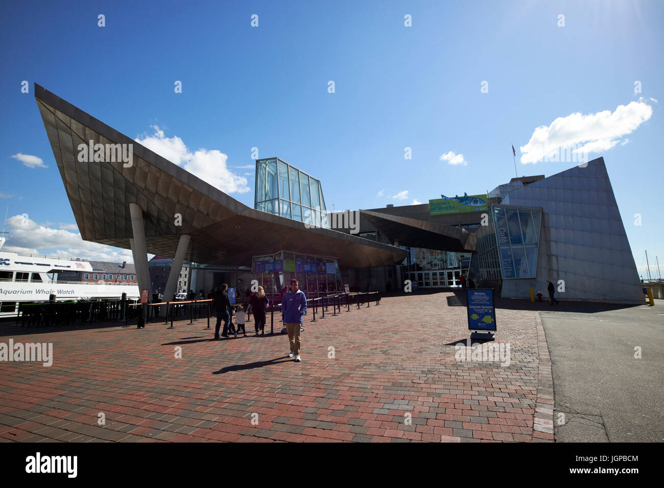 New England Aquarium Boston Waterfront USA Stockfoto