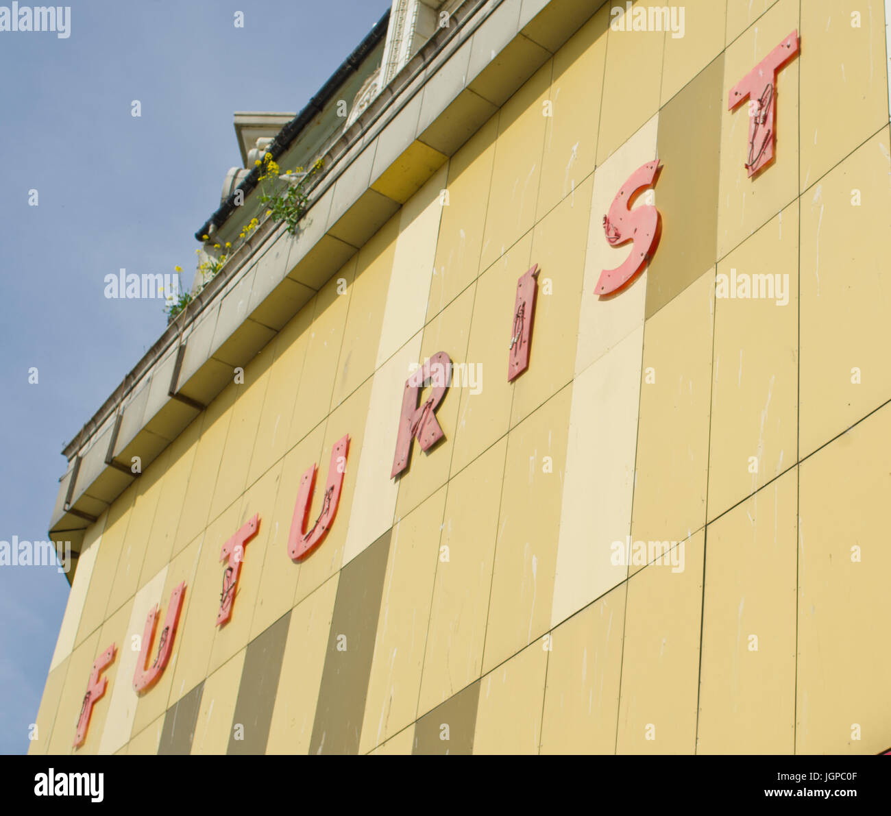 Futuristische Theater Scarborough North Yorkshire Uk Stockfoto