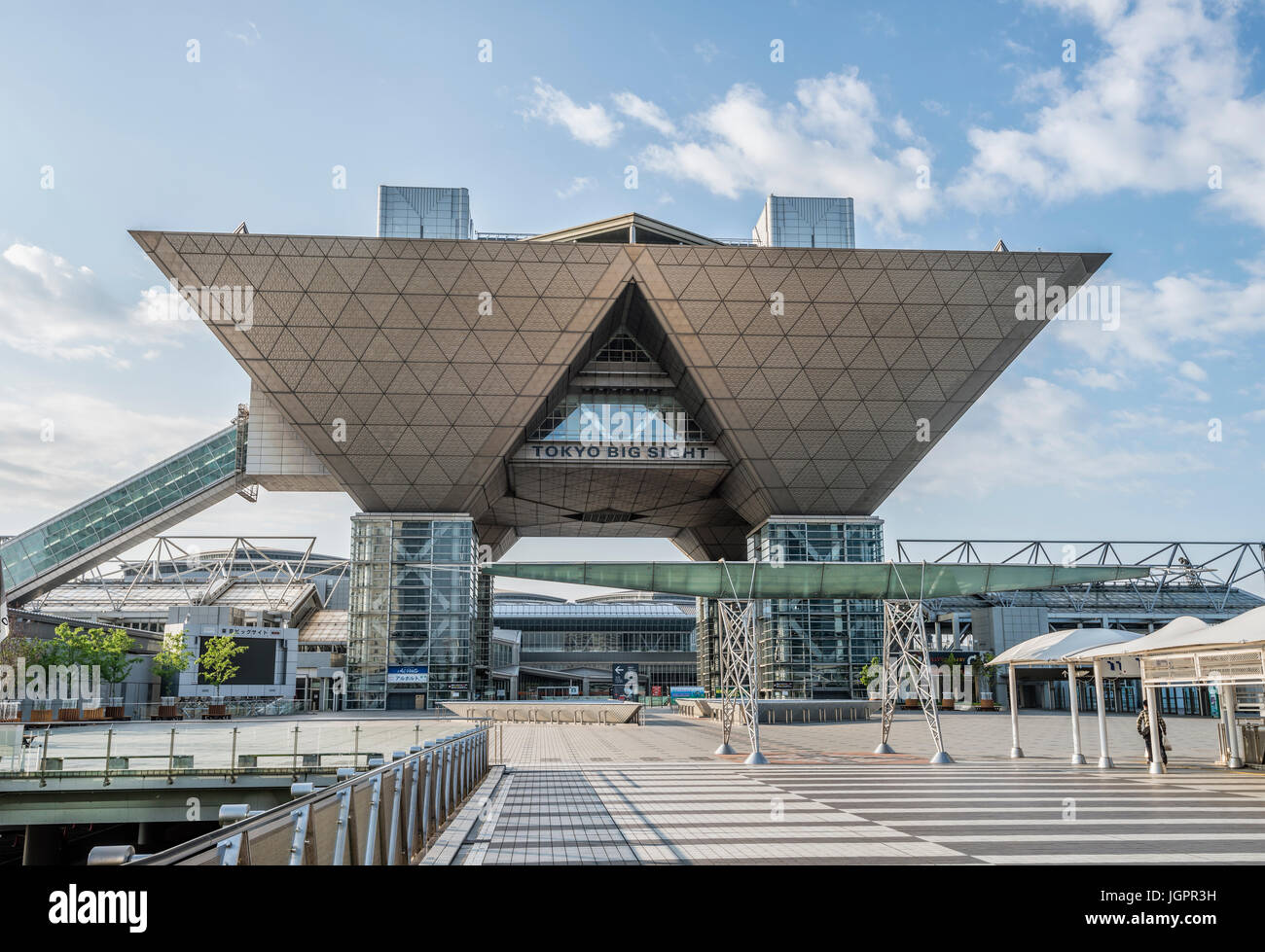 Tokyo Big Sight bekannt offiziell als Tokyo International Exhibition Center eine Convention and Exhibition centre in Tokio, Japan Stockfoto