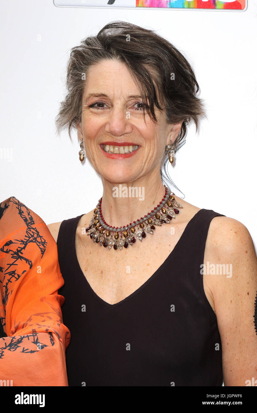 London, UK. 9. Juli 2017. Harriet Walter, South Bank Sky Arts Awards, das Savoy in London, Großbritannien. 9. Juli 2017. Foto von Richard Goldschmidt Credit: Rich Gold/Alamy Live-Nachrichten Stockfoto