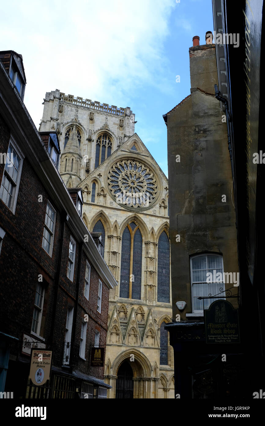 York Minster in York, England, Vereinigtes Königreich Stockfoto