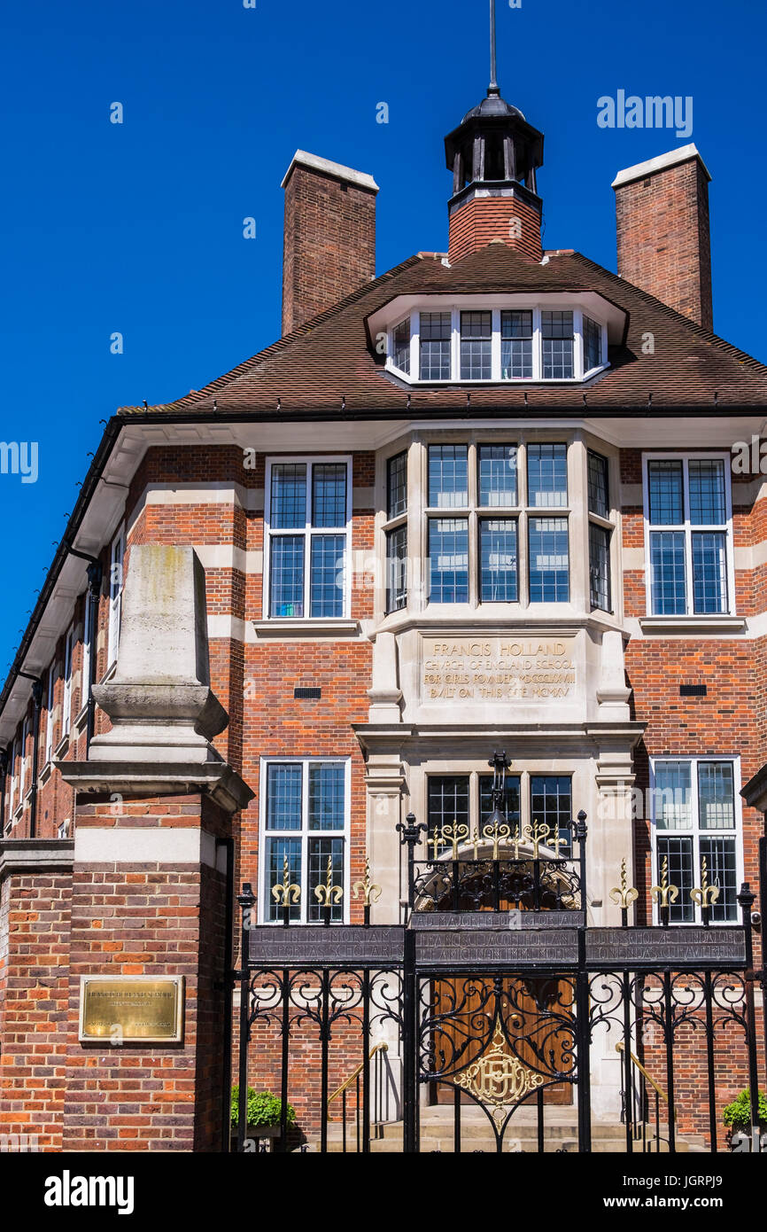 Die Francis Holland Schule, Regents Park, ist eine pädagogische Nächstenliebe, die verwaltet zwei unabhängige Schulen für Mädchen in London, England, Vereinigtes Königreich Stockfoto