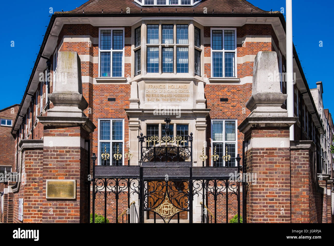 Die Francis Holland Schule, Regents Park, ist eine pädagogische Nächstenliebe, die verwaltet zwei unabhängige Schulen für Mädchen in London, England, Vereinigtes Königreich Stockfoto