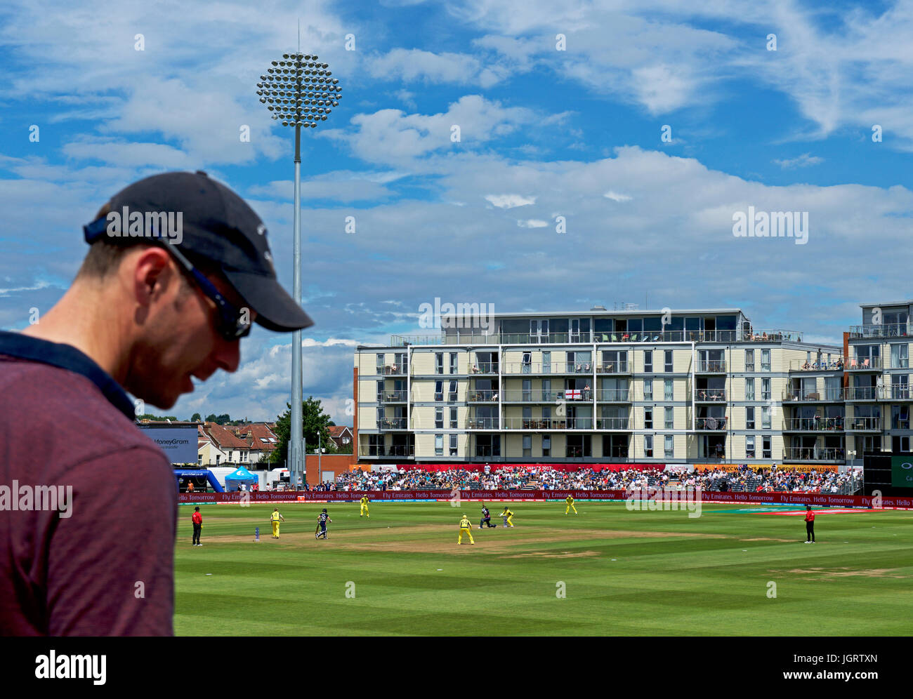 Frauen internationale Cricket an Bristol, Gloucestershire, England UK Stockfoto