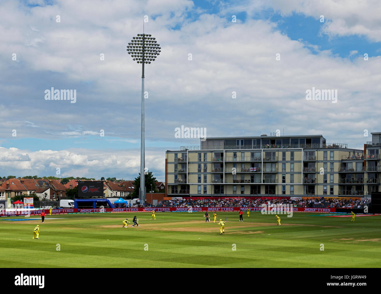 Frauen internationale Cricket an Bristol, Gloucestershire, England UK Stockfoto