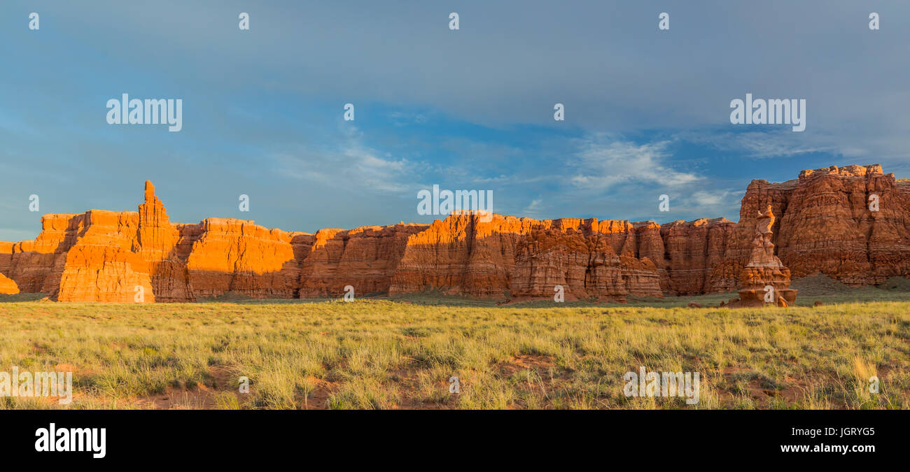 Die Hopi Clown. Moenave Sandstein, eine relativ weiche Sandstein-Schicht, die eignet sich gut, durch Erosion geformt wird. Arizona, USA Stockfoto