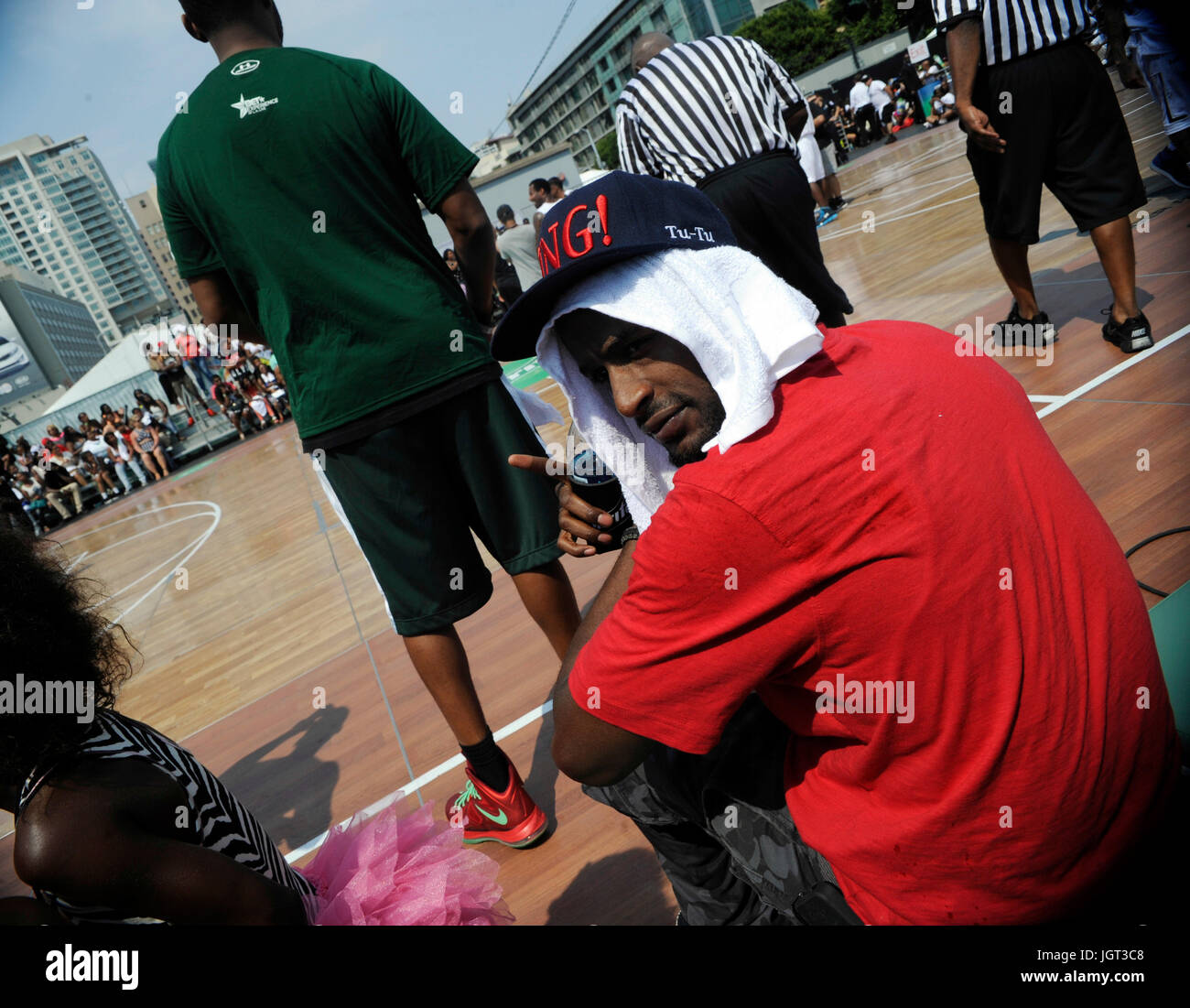 Jackie Long Sprite Celebrity Basketball-Ausstellungsspiel während 2013 WETTE Erfahrung L.A. LIVE Juni 29,2013 Los Angeles, Kalifornien Stockfoto